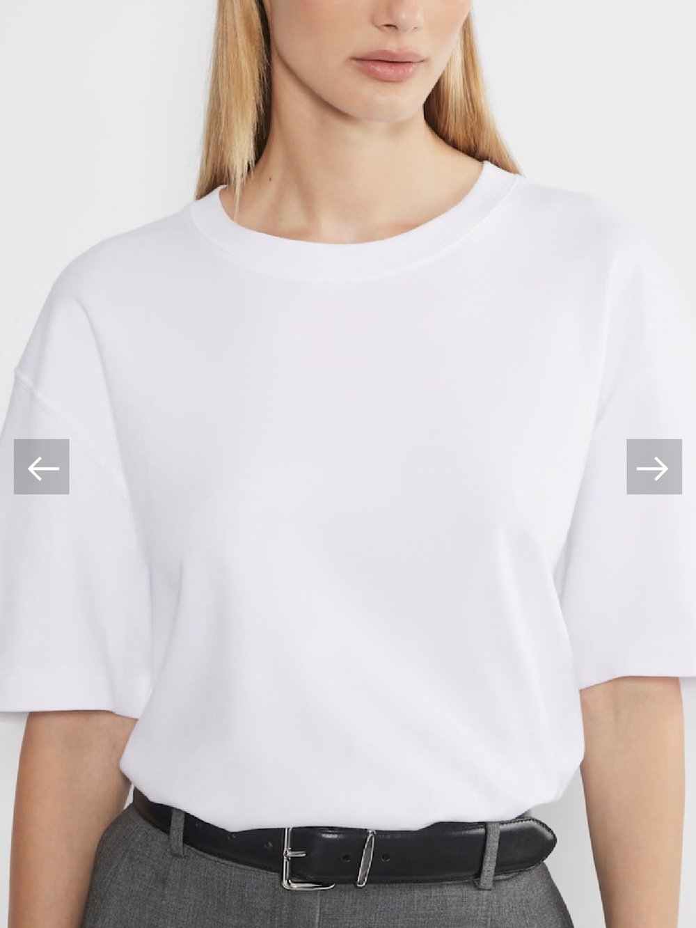 Babaton Aritzia Pegasus Tshirt - white size L